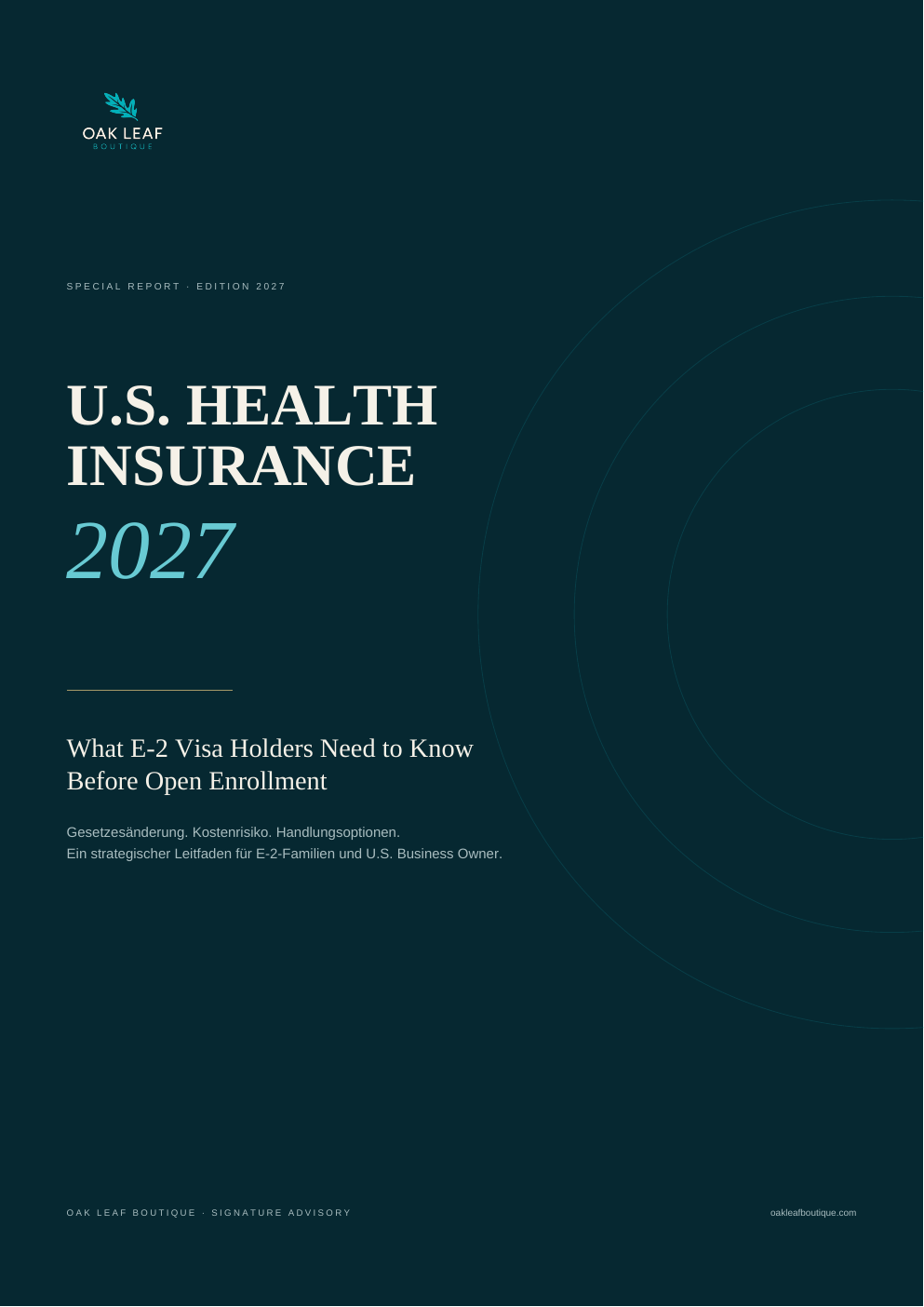 Cover des U.S. Health Insurance 2027 Special Reports
